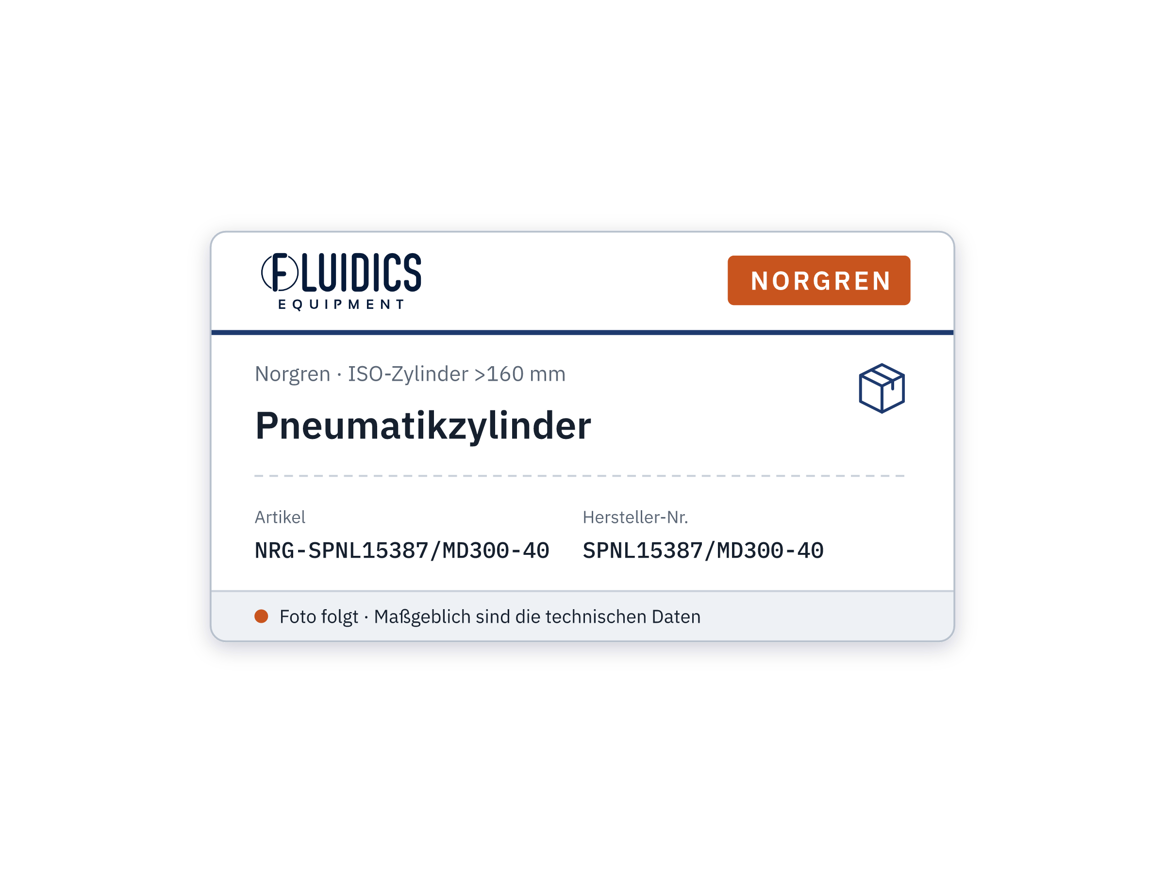 Pneumatikzylinder - Norgren SPNL15387/MD300-40