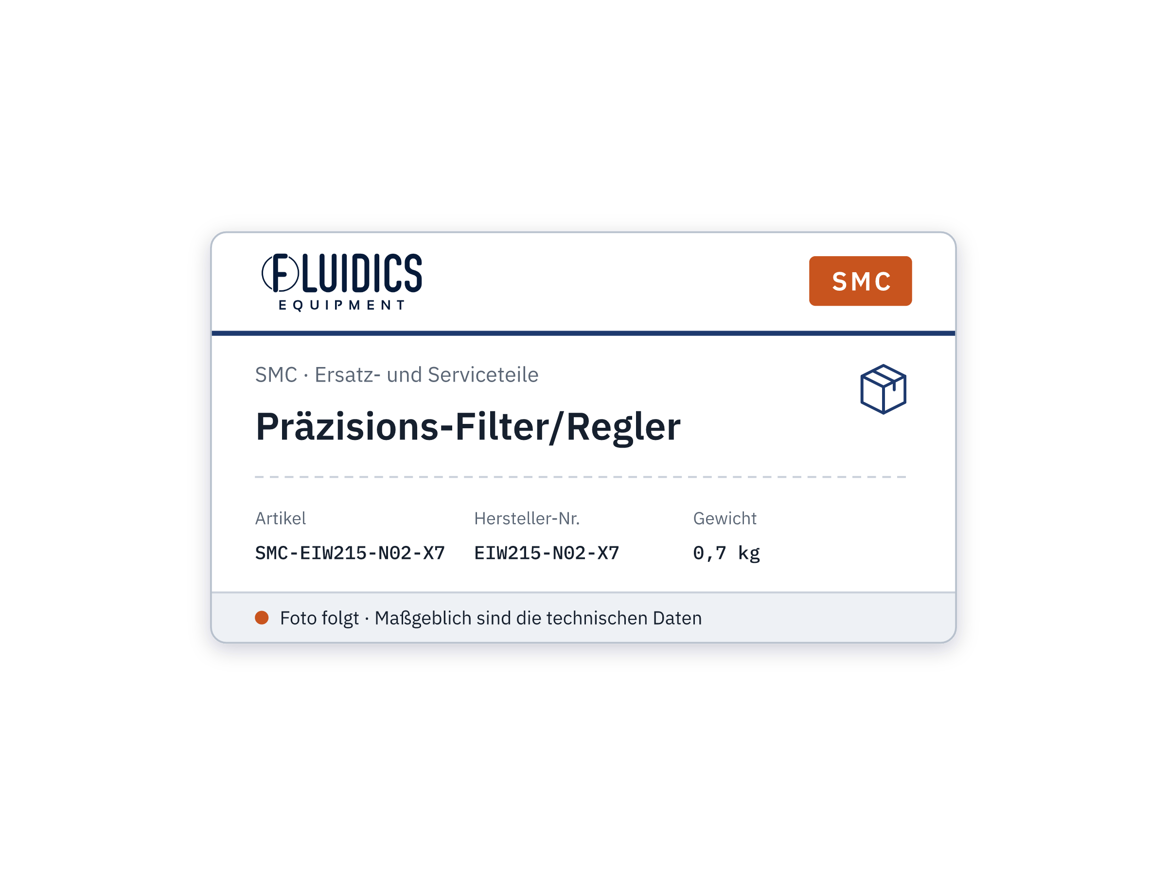 Präzisions-Filter/Regulator - SMC EIW215-N02-X7