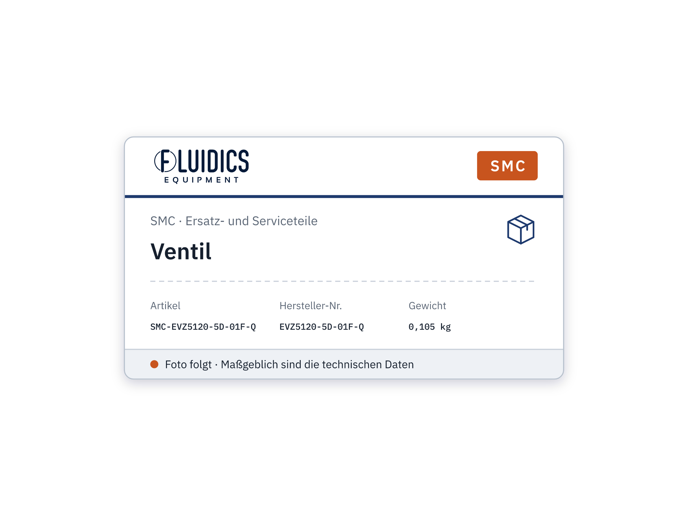 Ventil - SMC EVZ5120-5D-01F-Q