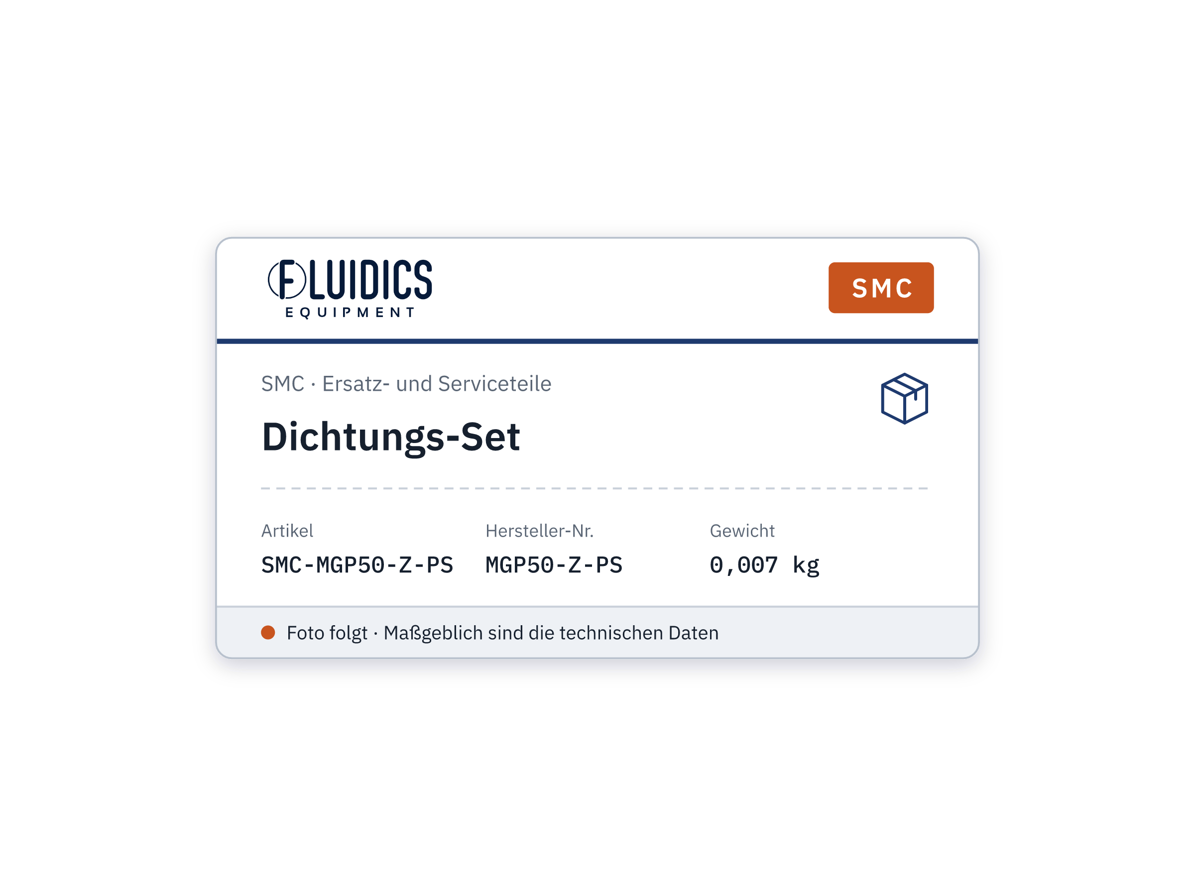 Dichtungs-Set - SMC MGP50-Z-PS