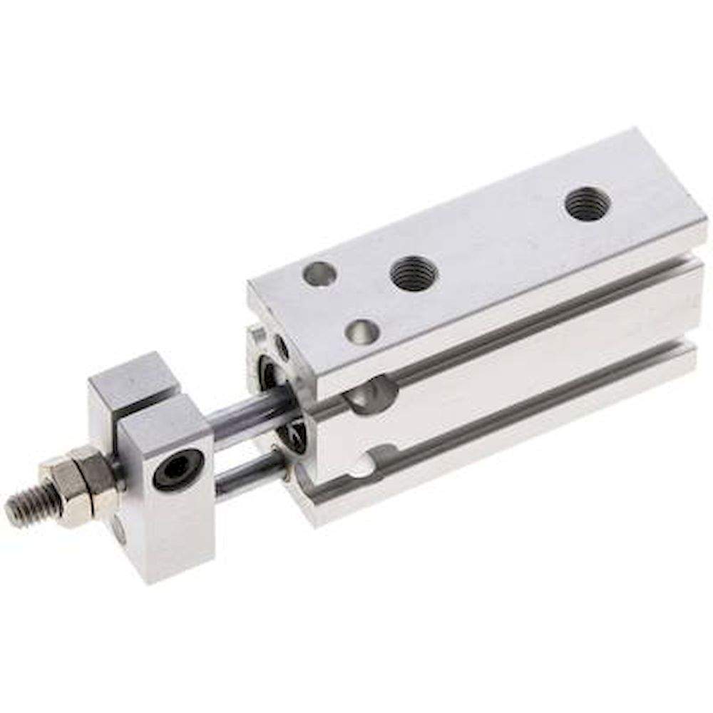 EMC EUK 10/10. Direktmontagezylinder, Kolben 10mm,Hub 10mm, verdrehgesicherte Kolbenstange