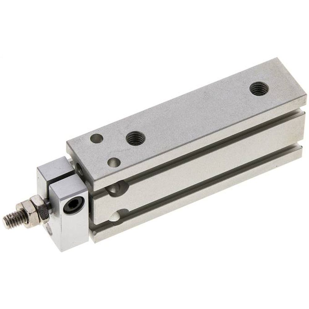 EMC EUK 10/25. Direktmontagezylinder, Kolben 10mm,Hub 25mm, verdrehgesicherte Kolbenstange