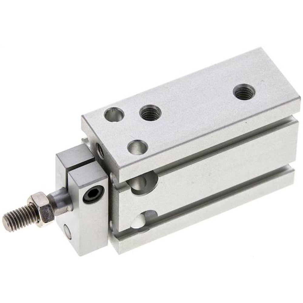 EMC EUK 16/10. Direktmontagezylinder, Kolben 16mm,Hub 10mm, verdrehgesicherte Kolbenstange