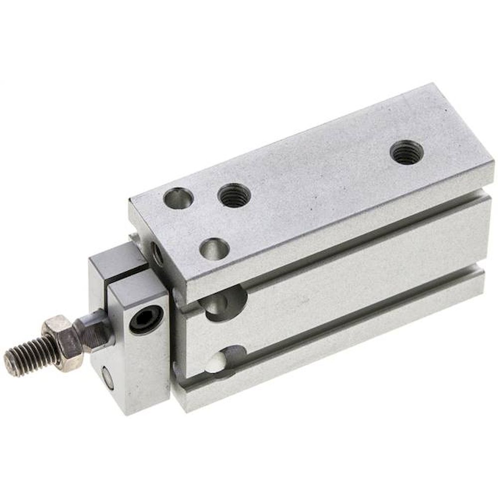 EMC EUK 16/15. Direktmontagezylinder, Kolben 16mm,Hub 15mm, verdrehgesicherte Kolbenstange