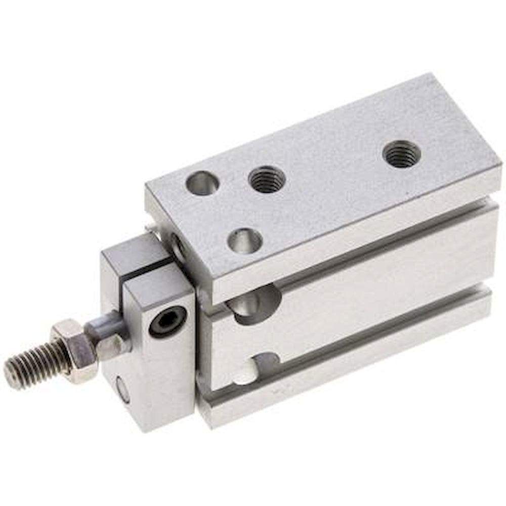 EMC EUK 16/5. Direktmontagezylinder, Kolben 16mm,Hub 5mm, verdrehgesicherte Kolbenstange