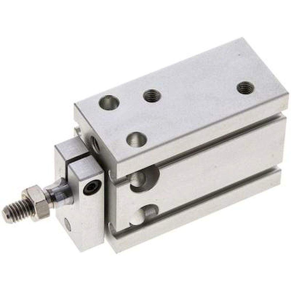 EMC EUK 20/10. Direktmontagezylinder, Kolben 20mm,Hub 10mm, verdrehgesicherte Kolbenstange