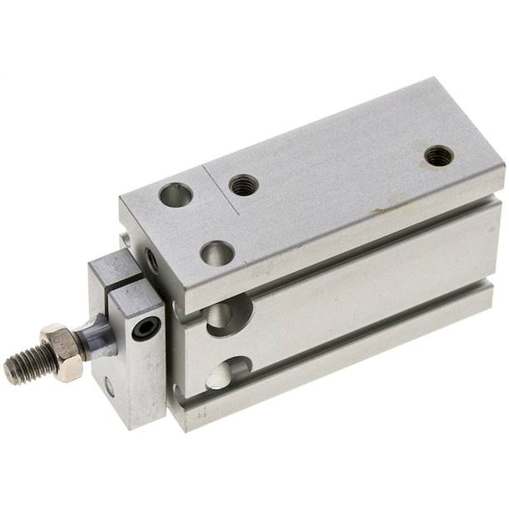 EMC EUK 20/20. Direktmontagezylinder, Kolben 20mm,Hub 20mm, verdrehgesicherte Kolbenstange