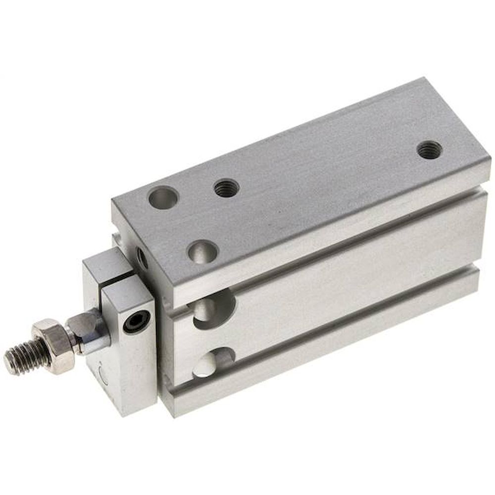 EMC EUK 20/25. Direct assembly cylinder, Piston 20mm, stroke 25mm, non-rotating piston rod