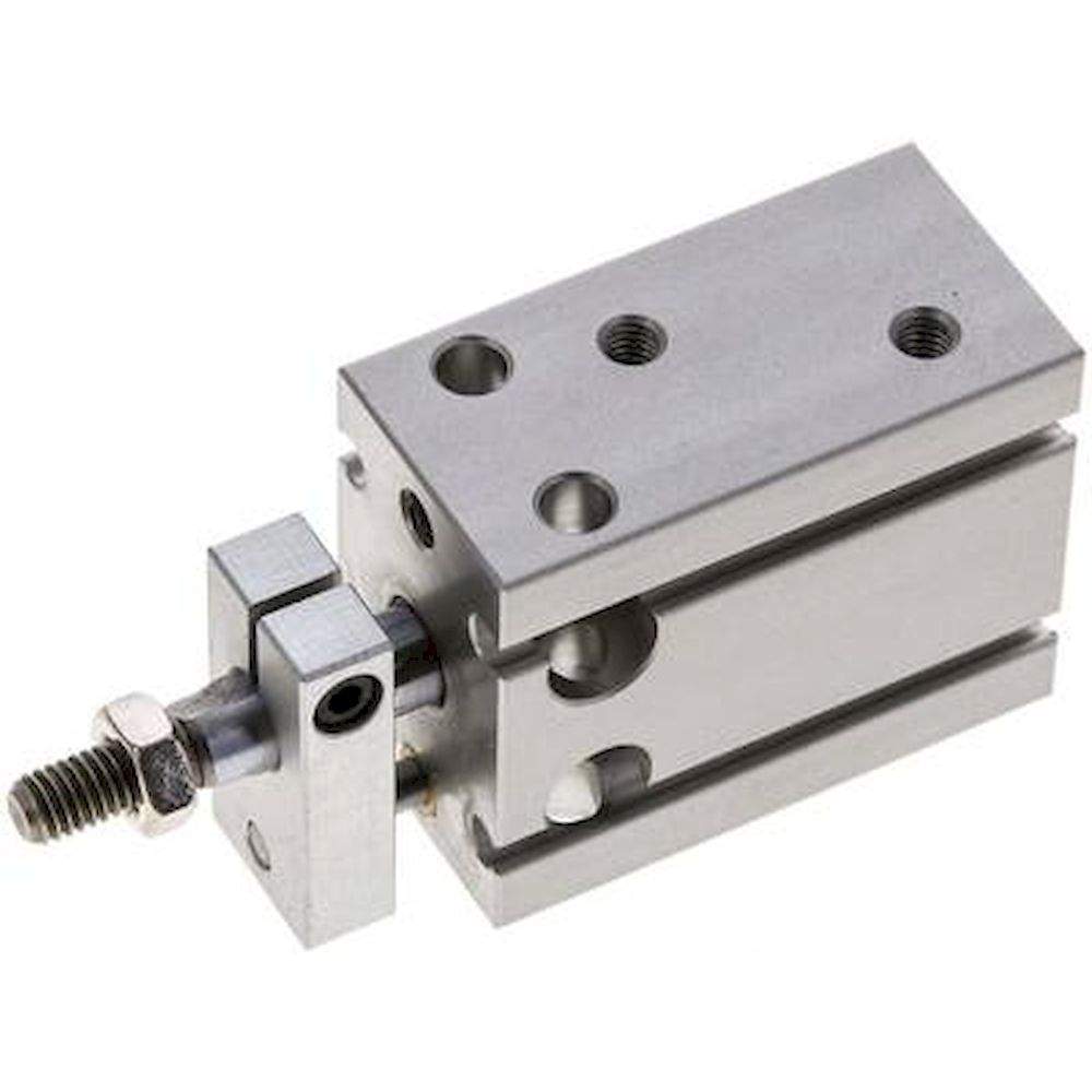 EMC EUK 20/5. Direktmontagezylinder, Kolben 20mm,Hub 5mm, verdrehgesicherte Kolbenstange