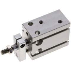 EMC EUK 20/5. Direktmontagezylinder, Kolben 20mm,Hub 5mm, verdrehgesicherte Kolbenstange