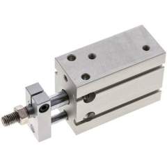 EMC EUK 25/20. Direktmontagezylinder, Kolben 25mm,Hub 20mm, verdrehgesicherte Kolbenstange