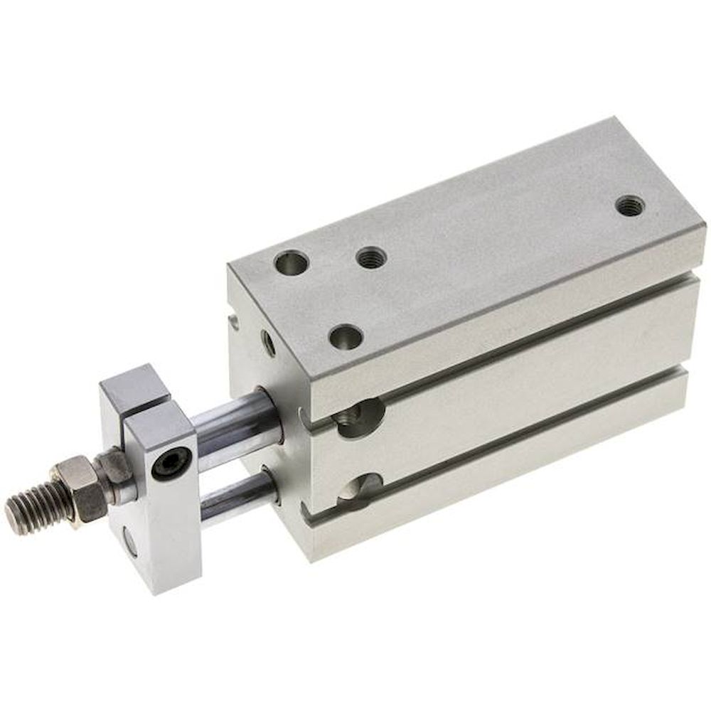 EMC EUK 25/30. Direct assembly cylinder, Piston 25mm, stroke 30mm, non-rotating piston rod