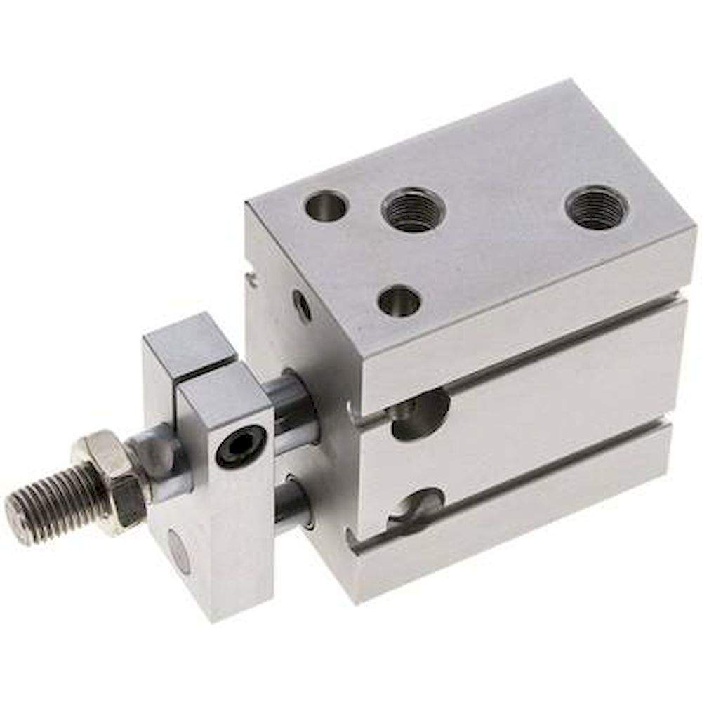 EMC EUK 32/10. Direktmontagezylinder, Kolben 32mm,Hub 10mm, verdrehgesicherte Kolbenstange