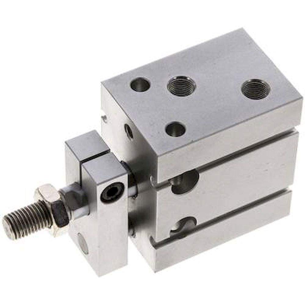 EMC EUK 32/5. Direktmontagezylinder, Kolben 32mm,Hub 5mm, verdrehgesicherte Kolbenstange