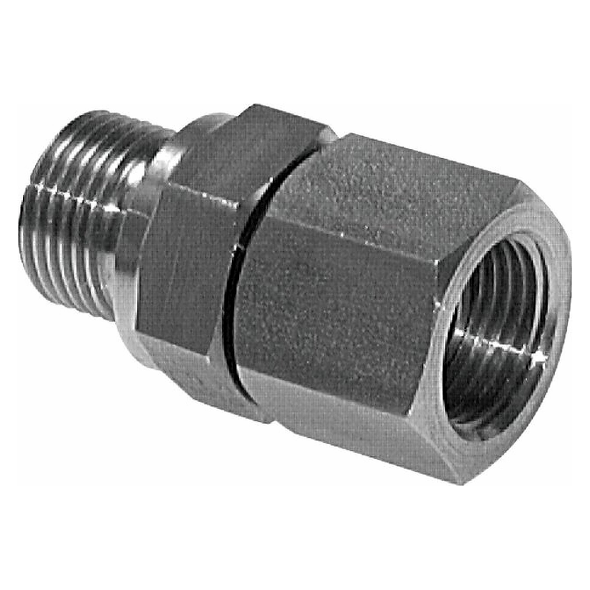 Adjustable male stud fitting, female thread G 1/8", PN 400 bar, stainless steel 1.4571