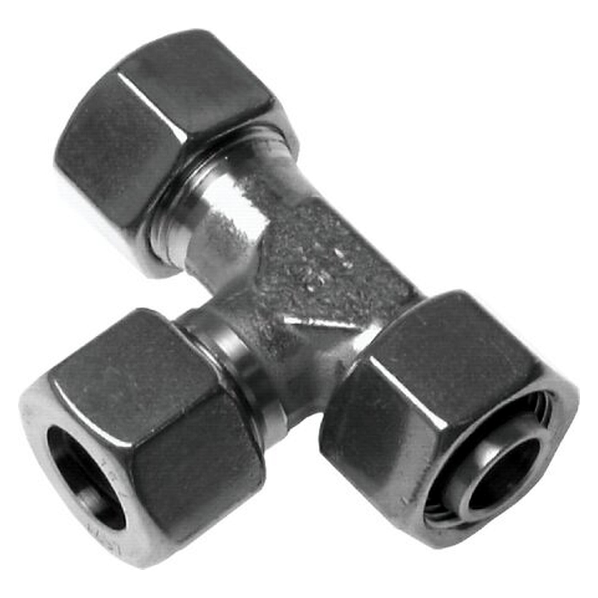 Einstellbare L-Anschlussverschraubung 6 S (M14x1,5), Edelstahl 1.4571