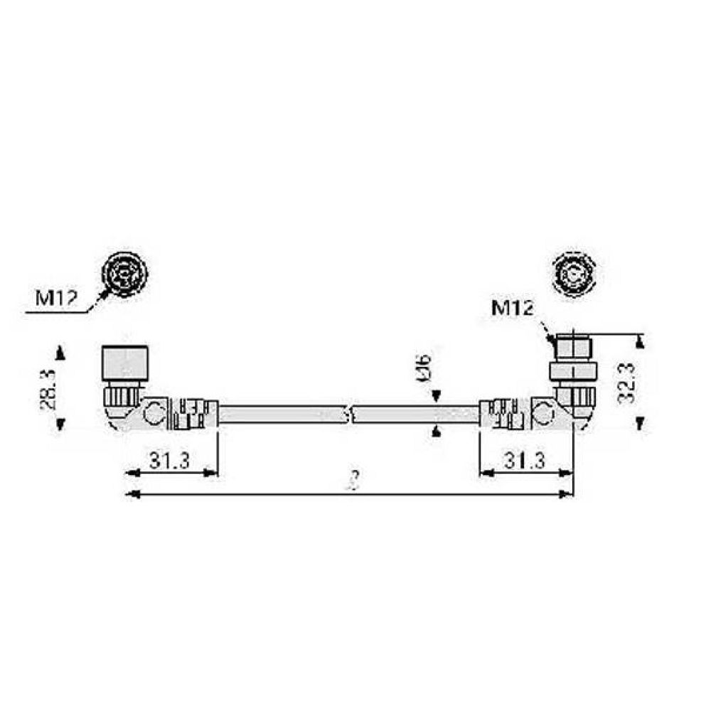 SMC EX500-AC030-SSPS. Strangleitung