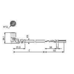 SMC EX500-AP010-S. Stecker mit KabelEX500-AP0