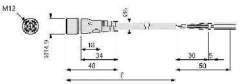 SMC EX500-AP010-A. Stecker mit KabelEX500-AP0