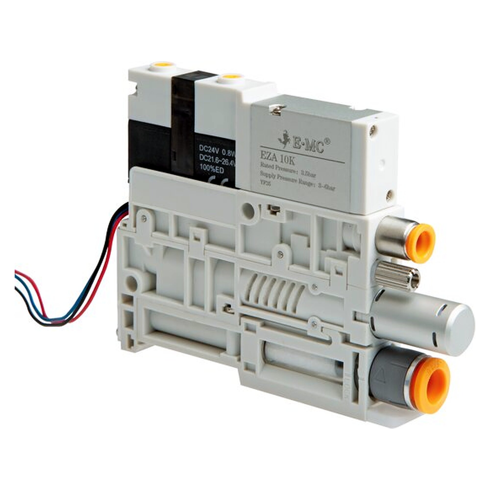 Vacuum unit, protection IP 40, plastic, max. vacuum -0.91 bar, air consumption 103 l/min