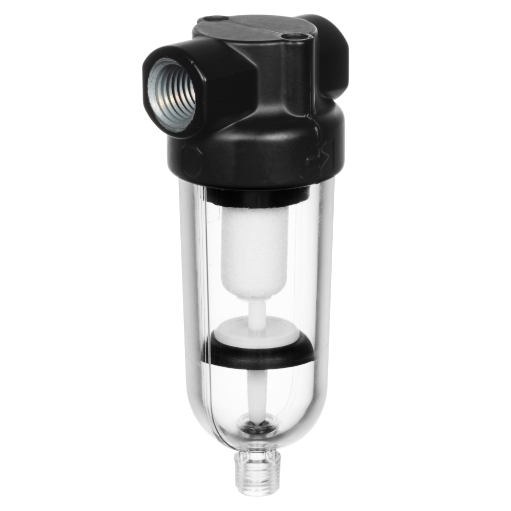 Miniature general purpose filter, 1/4 PTF, 40µm, automatic drain - Norgren F07-200-A3TA