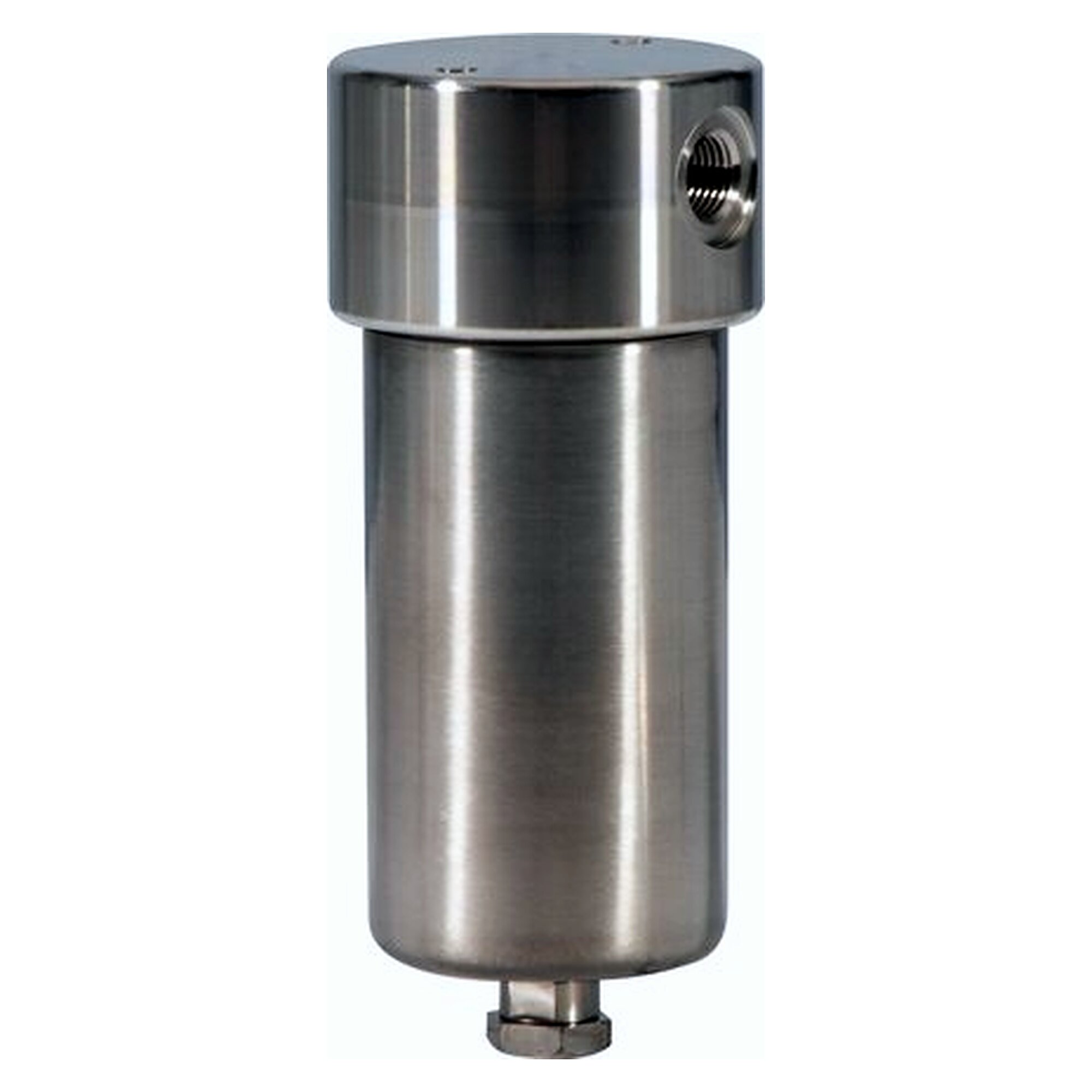 Druckluftfilter, G 1/4", 1.4404, Temperaturbereich -20 bis +80 °C, Durchfluss 900 l/min, automatisch