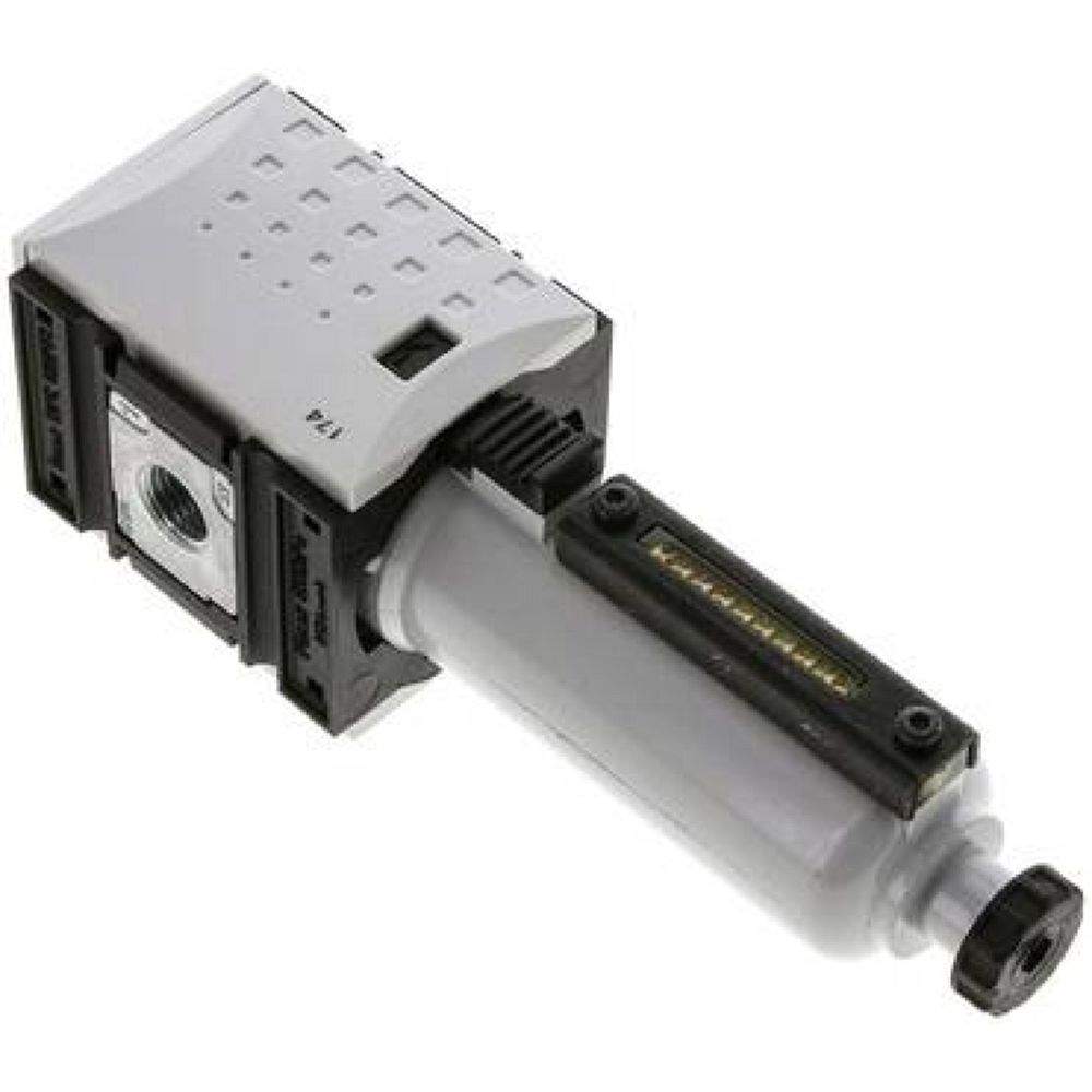 F 14 F M Futura Filter, G 1/4", Metallbehälter mit Sichtrohr