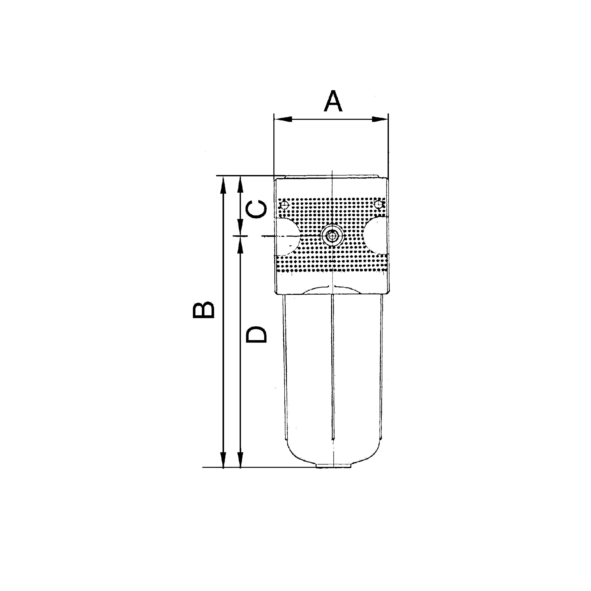 Aktivkohlefilter »multifix«, PC-Behälter, Schutzkorb, BG 4, G 3/4 - Riegler 133149