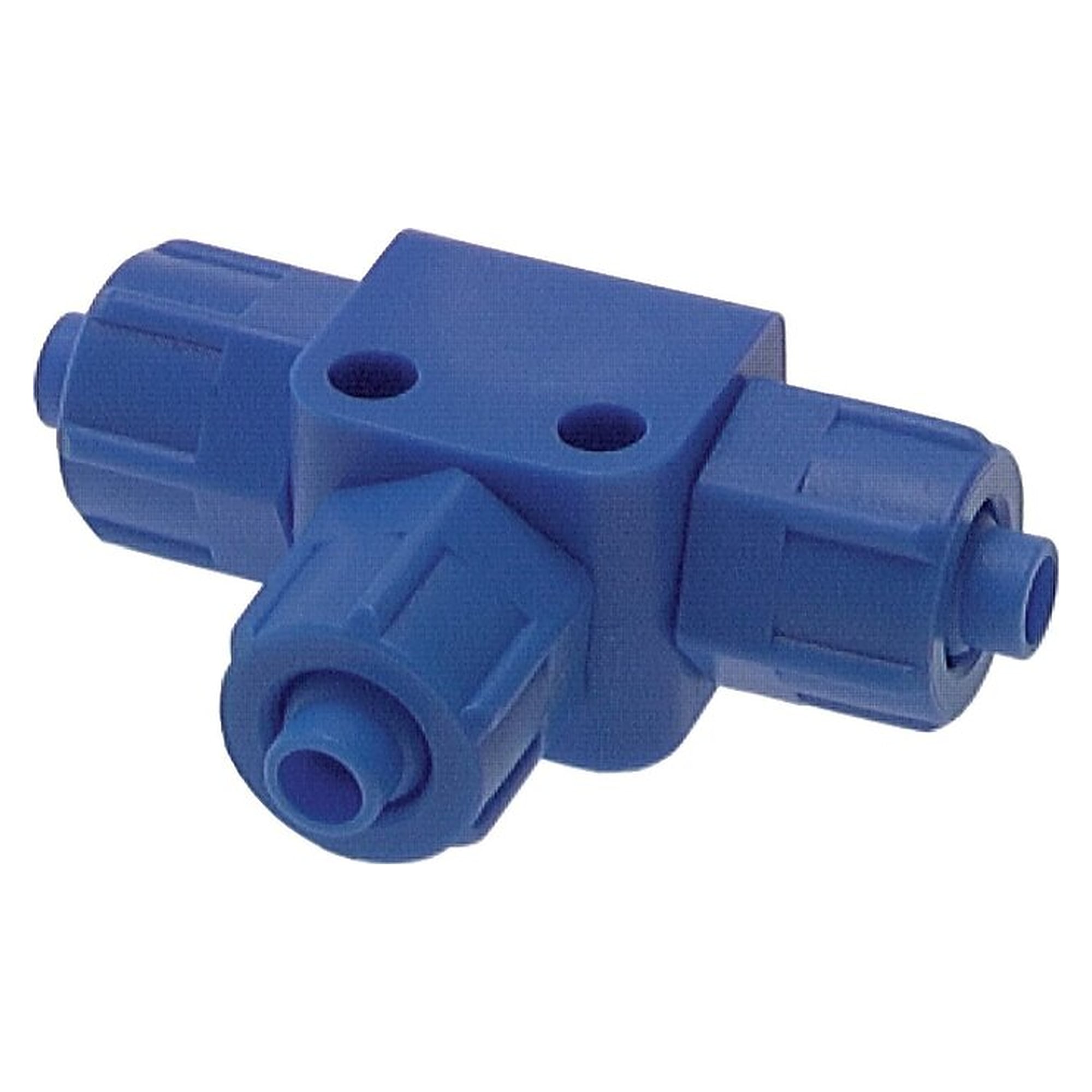 Schlauchverschraubung, T-Form, Schlauch 8x6 mm, Schlauch mittig 8x6 mm, Kunststoff (POM)
