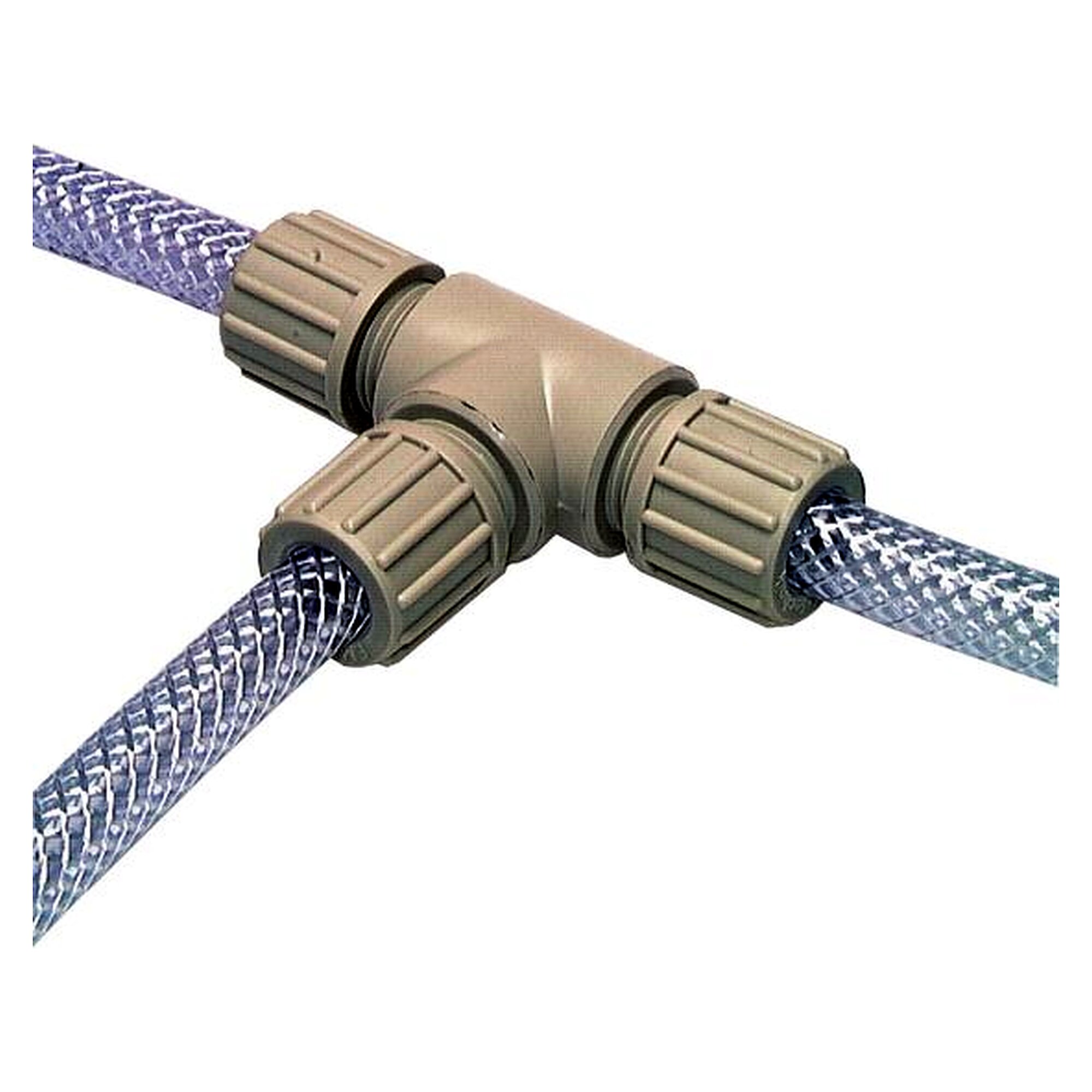 Schlauchverbindung, T-Form, Schlauch 10x4 mm, Polypropylen, Temperaturbereich von +5 °C bis +90 °C
