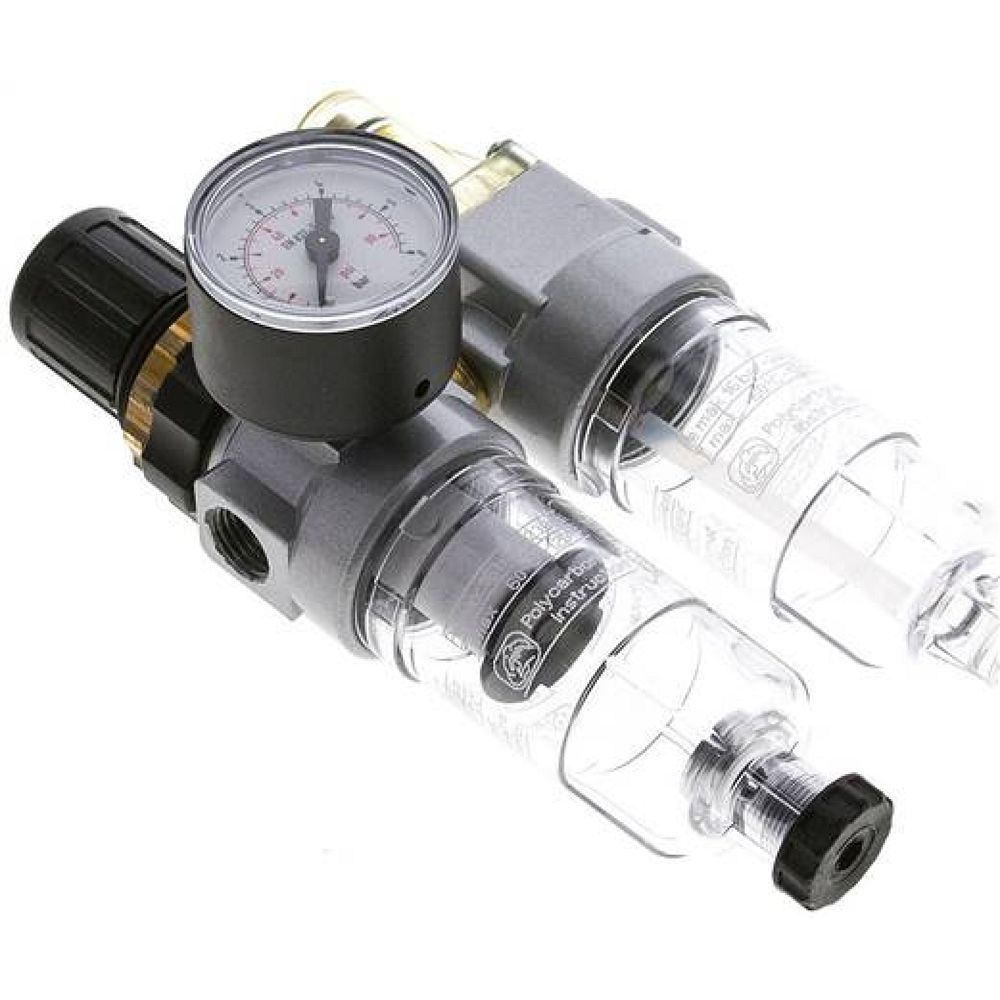 FDO 01-3 Mini-Wartungseinheit, 2-tlg., G 1/4", 0,1-3 bar