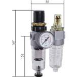 FDO 01-6 AM Mini-Wartungseinheit, 2-tlg., G 1/4", 0,2-6 bar