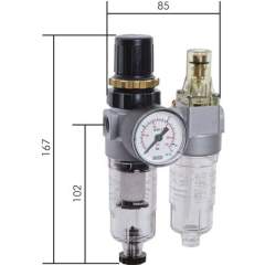FDO 00-3 Mini-Wartungseinheit, 2-tlg., G 1/8", 0,1-3 bar