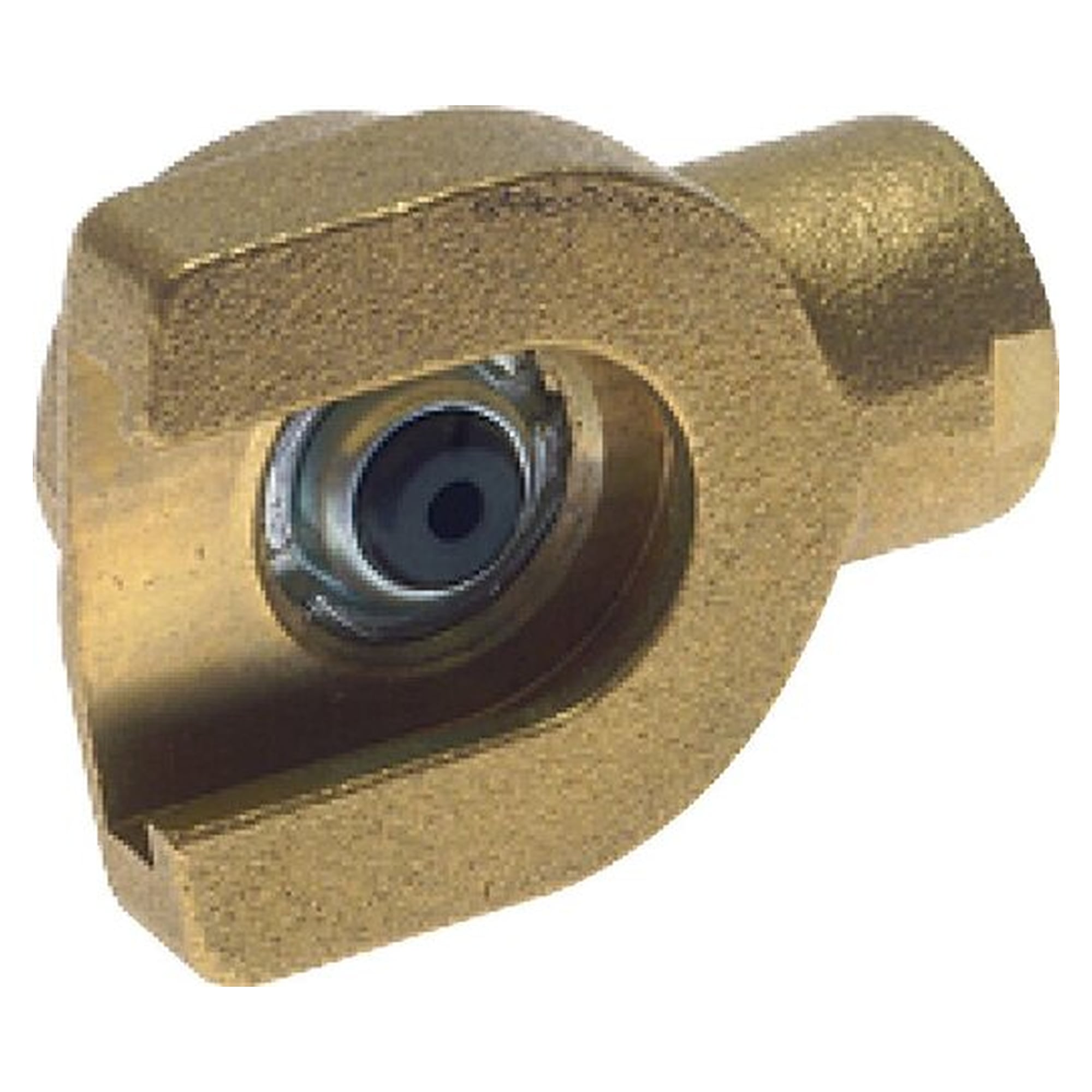 Open connector for flat grease nipple (16 mm), female thread (M 10x1 (female thread))