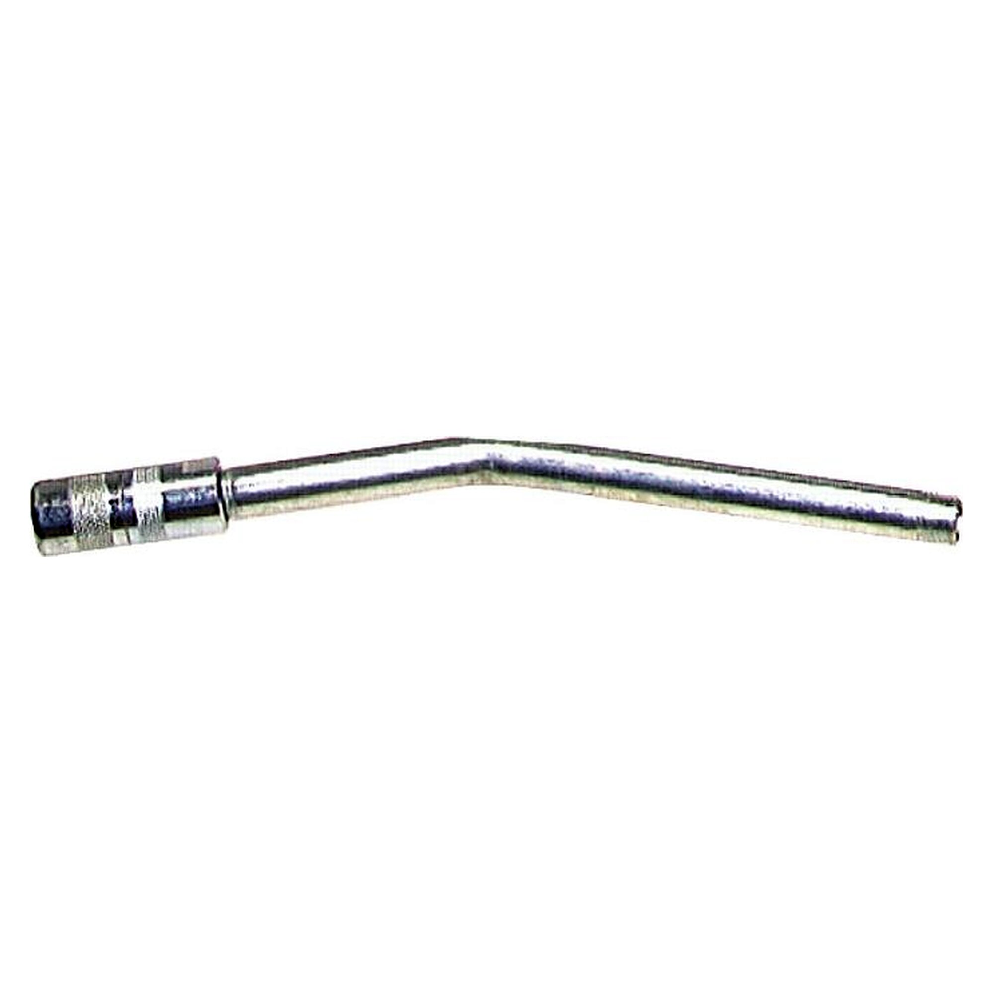 Abgewinkeltes Rohr (150 mm), beiderseits konisches Außengewinde, M 10x1