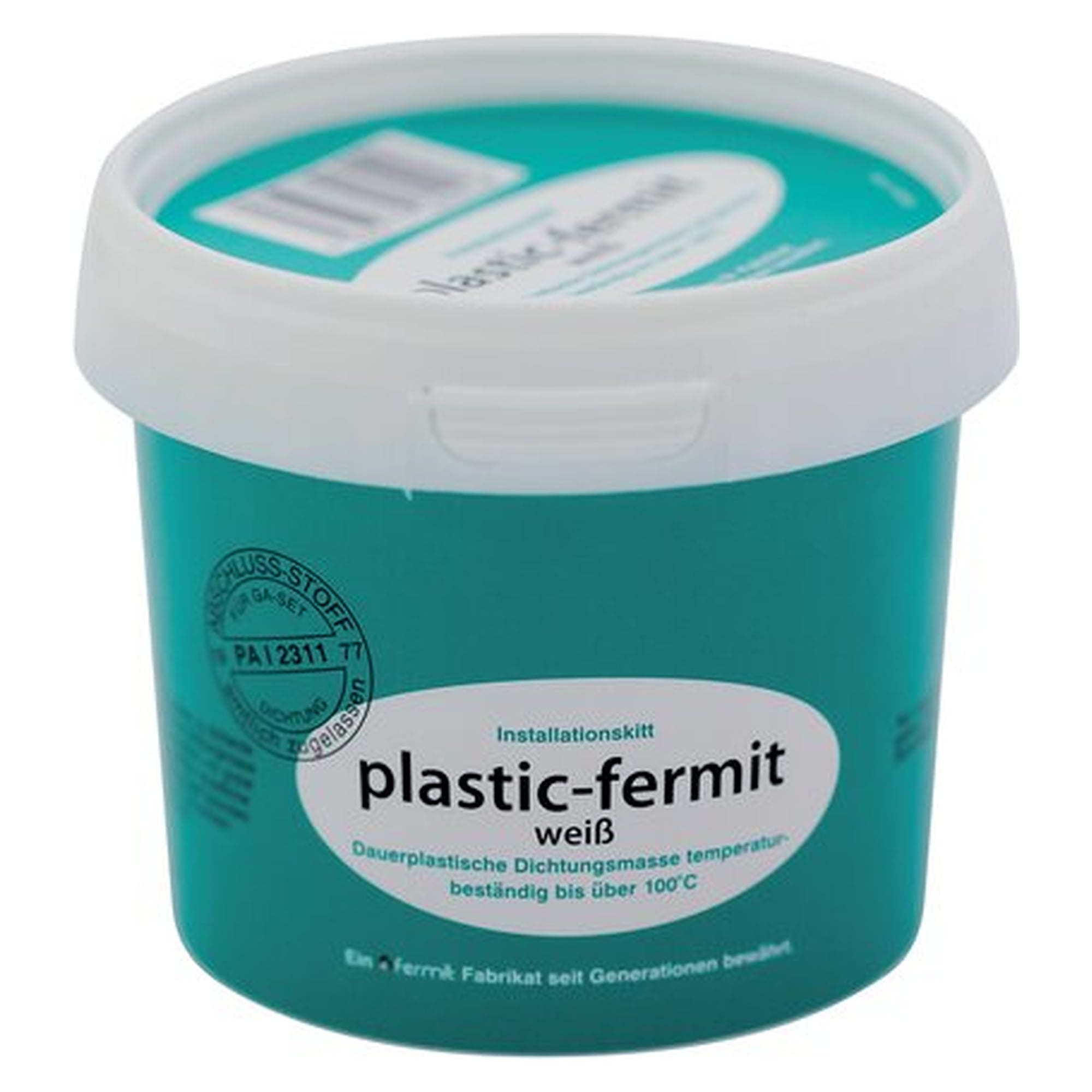 Original "plastic-fermit", 500 g Dose, Dichtelement für Verschraubungen