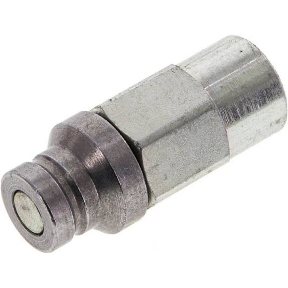 Flat-Face-Kupplung, Stecker Baugr. 0, G 1/8"(IG)
