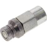 Flat-Face-Kupplung, Stecker Baugr. 0, G 1/8"(IG)