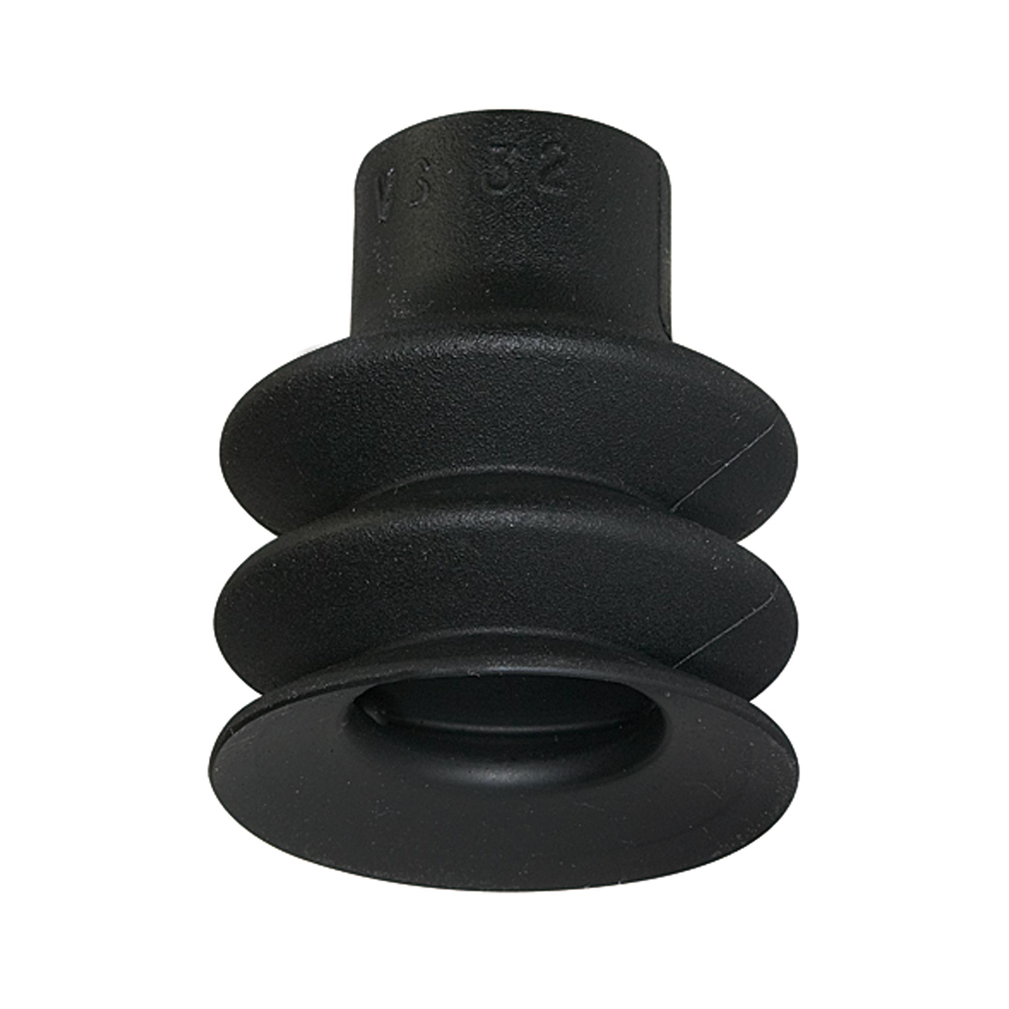 Bellows suction cup, Round 2.5 folds, Material NBR - Riegler K728