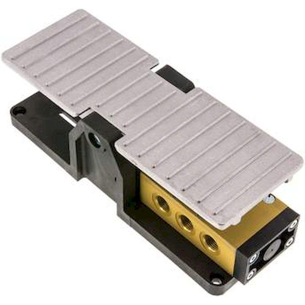 FGMR-5314. 5/3-way (centre position closed)-foot valve, G 1/4", Detend