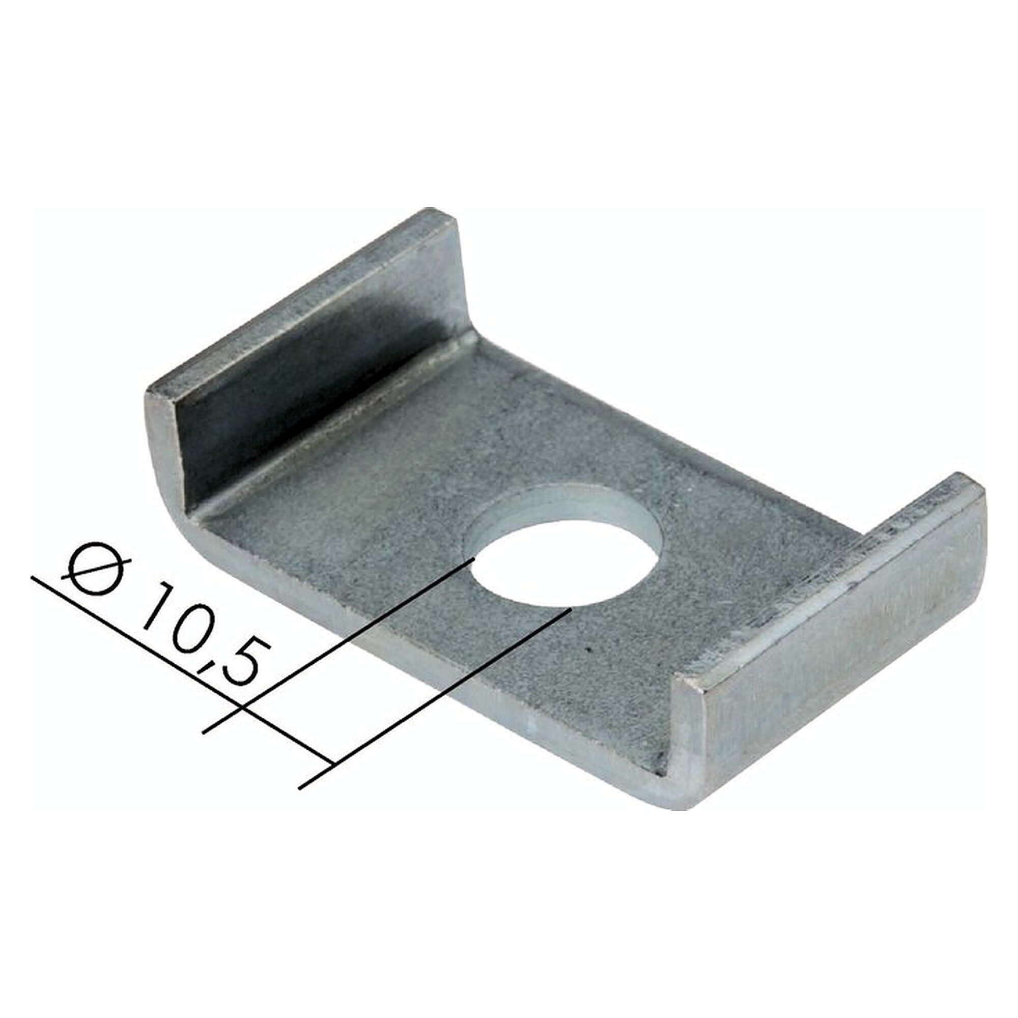 Halteklaue HK stainless steel A4 (27/18, 28/30), workshop supply for assembly and servicing