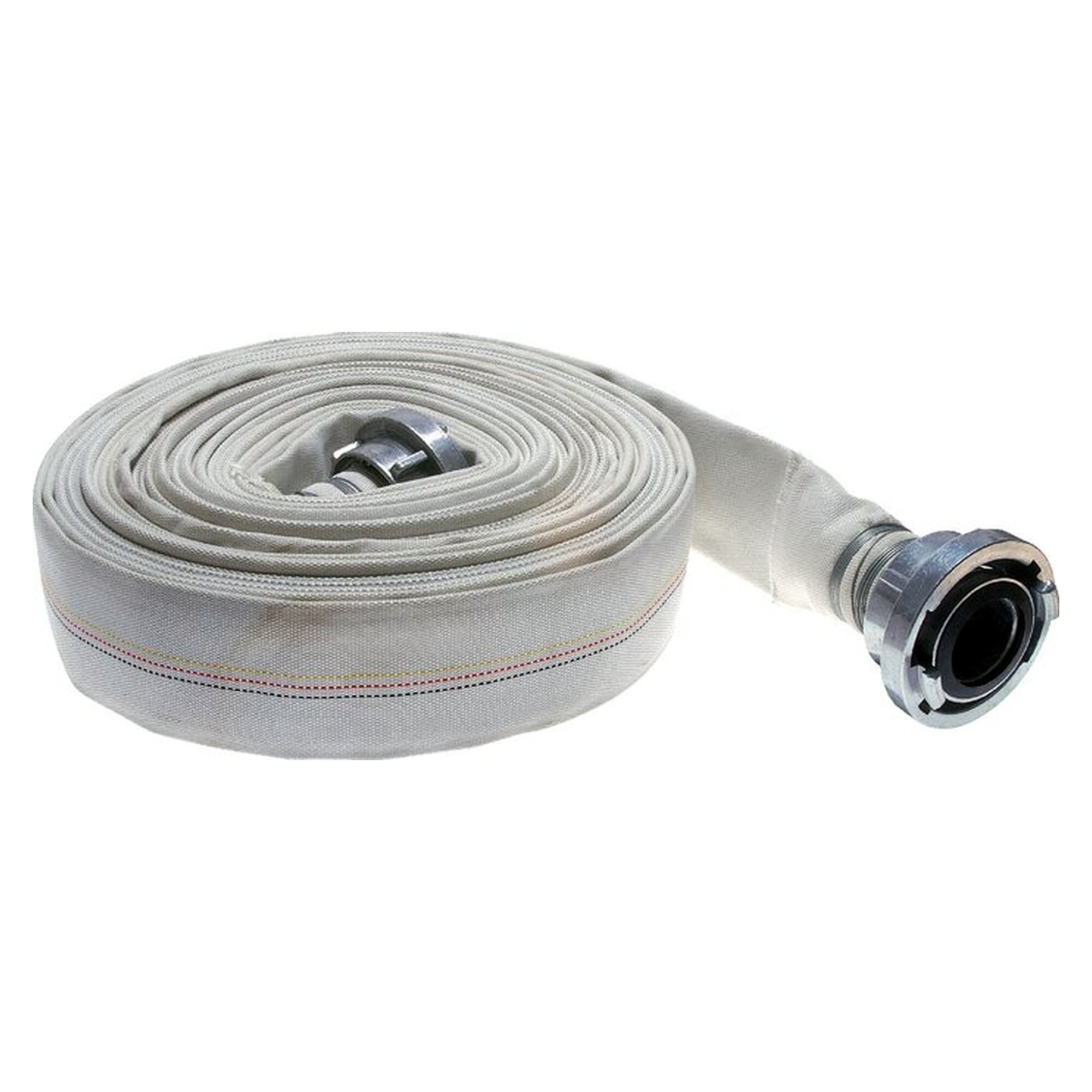 Site water hose, DN52-52-C, white, 20 m, hose diameter (inside) 52 mm