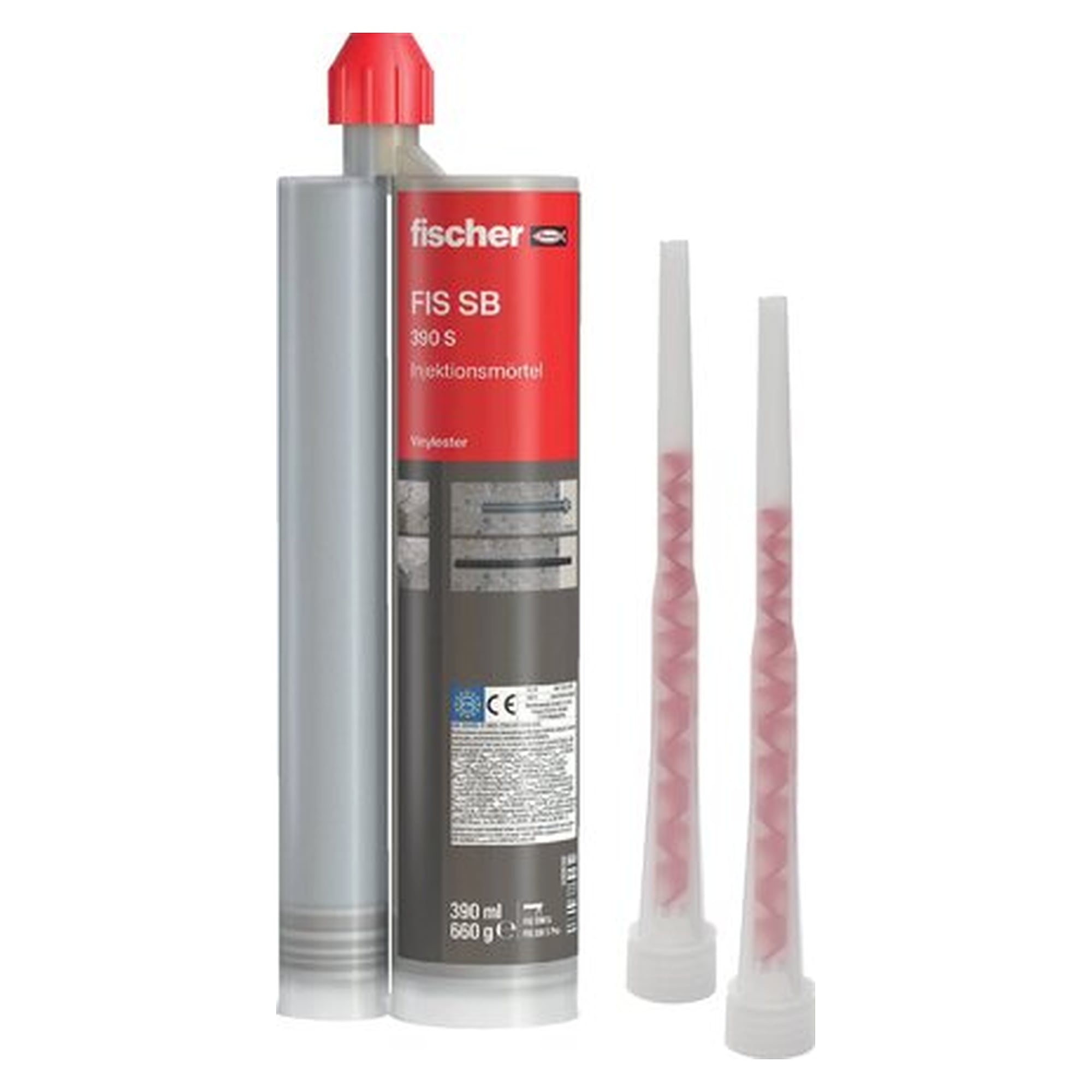 Superbond Mörtel, 390 ml, gerissender Beton, Fischer, Befestigungselement