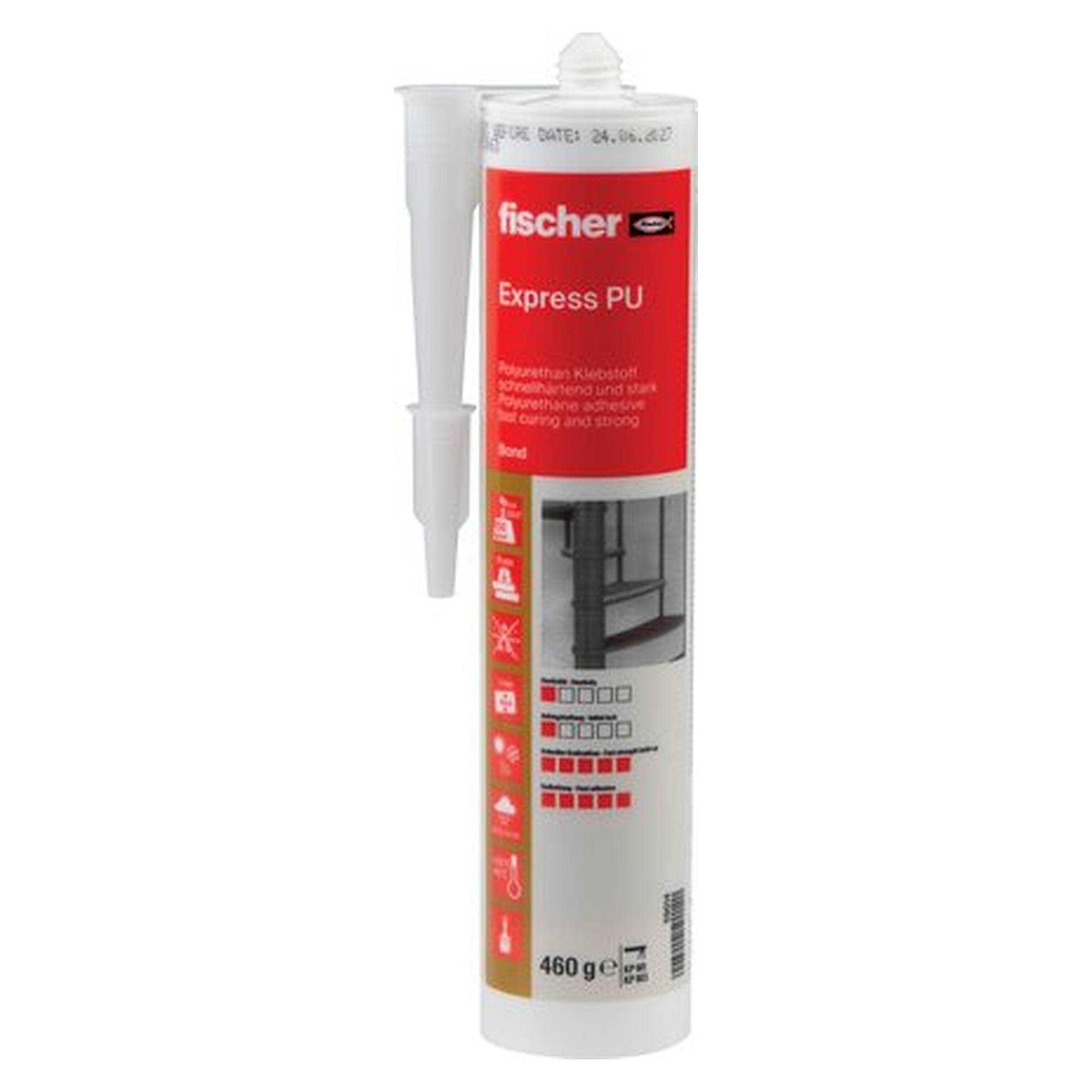 FISCHER construction adhesive Express PU, beige, 310 ml cartridge