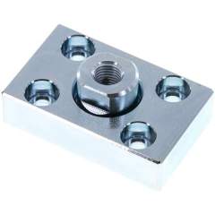 FKB 25/32. Flexo coupling m. Mounting plate, M 10x1,25, Zinc plated steel