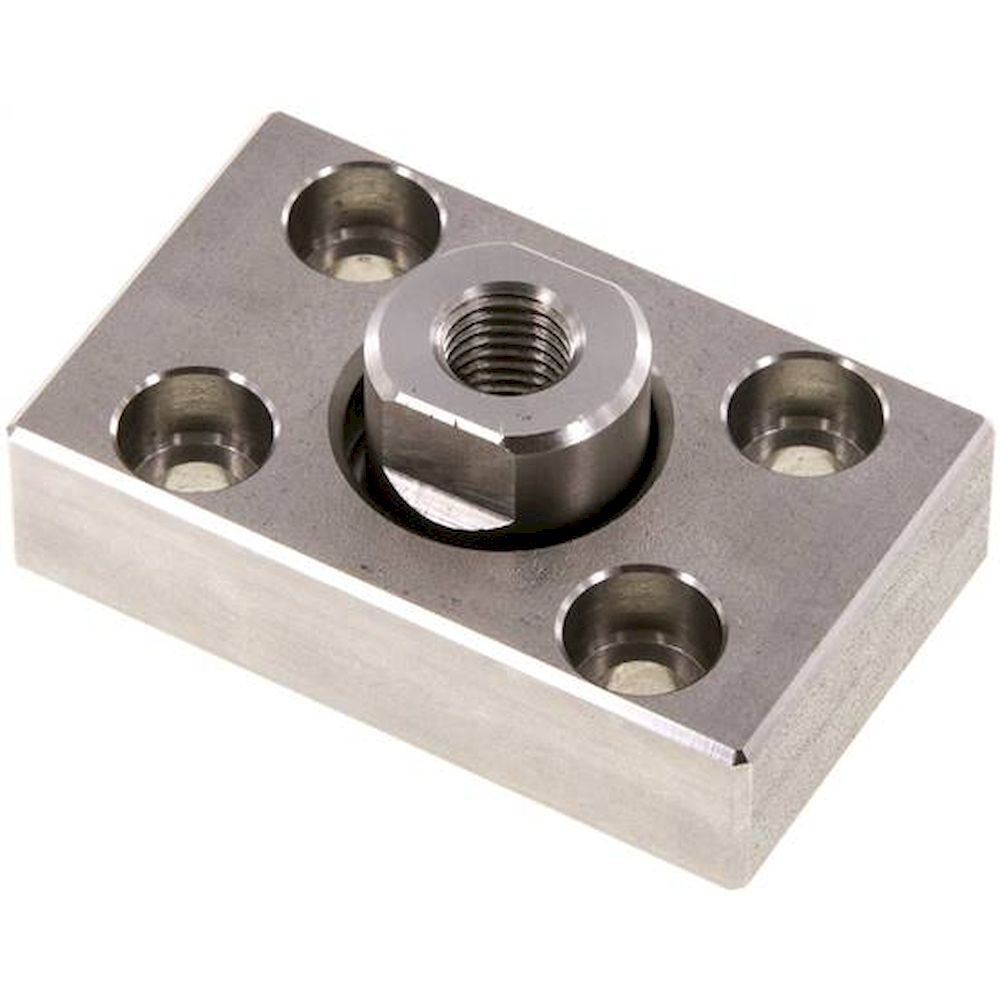 Flexo coupling m. Mounting plate, M 10x1,25, 1.4301