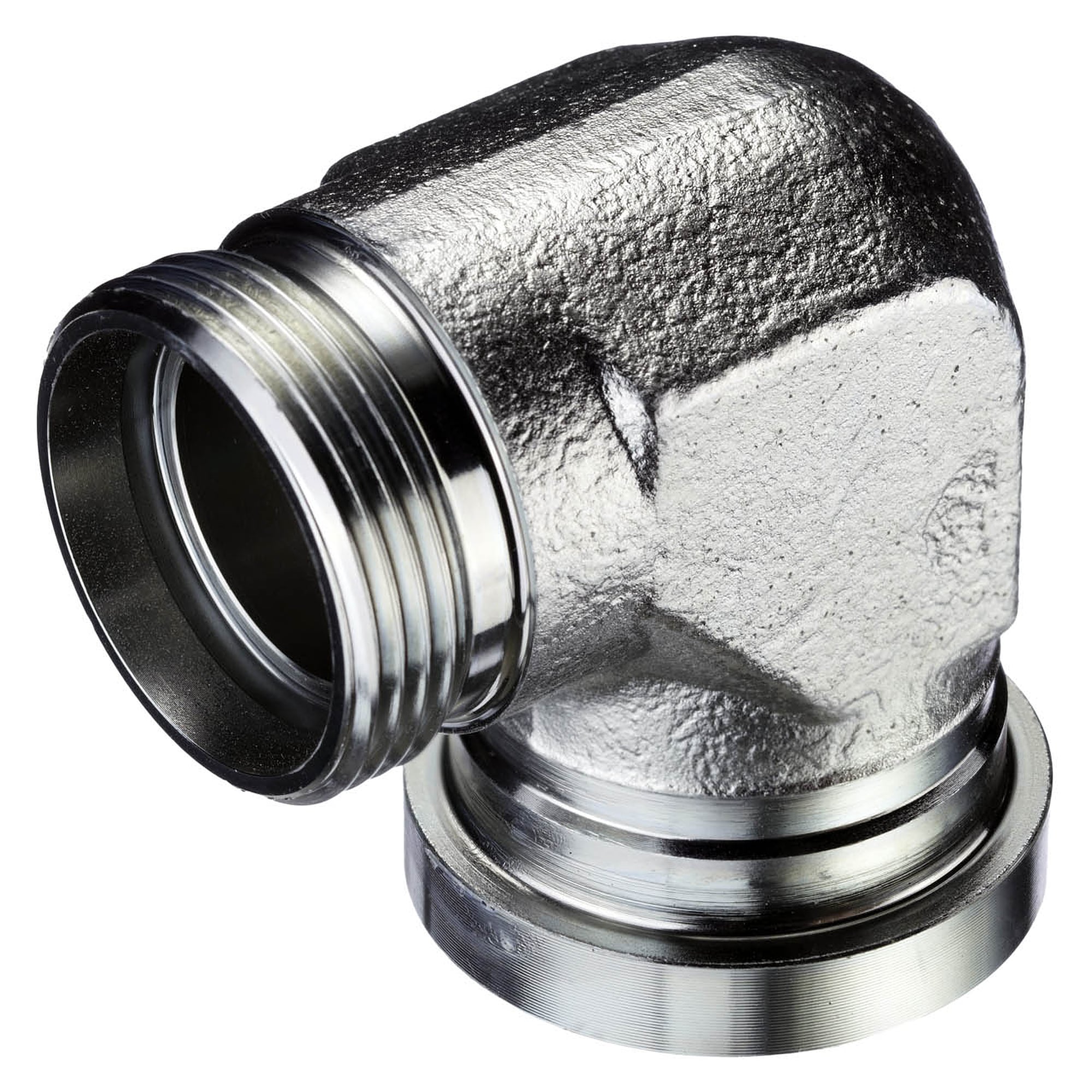Flanschadapter 6000 PSI Außengewinde 90° Version 24°-Konus Inkl. metr - Stauff 1710000138