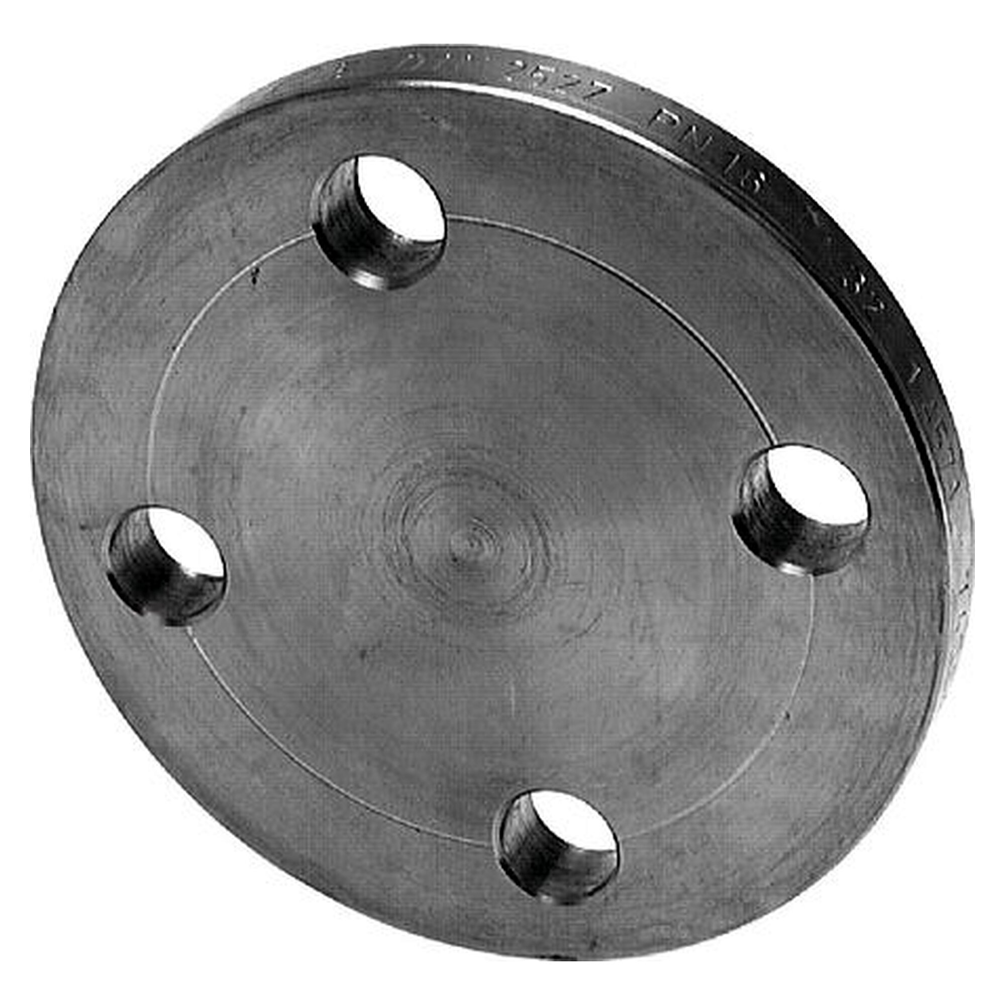 Blindflansch DN50-PN160 (DIN/EN), DIN 2527 und EN 1092-1 (Typ 05), Stahl verzinkt