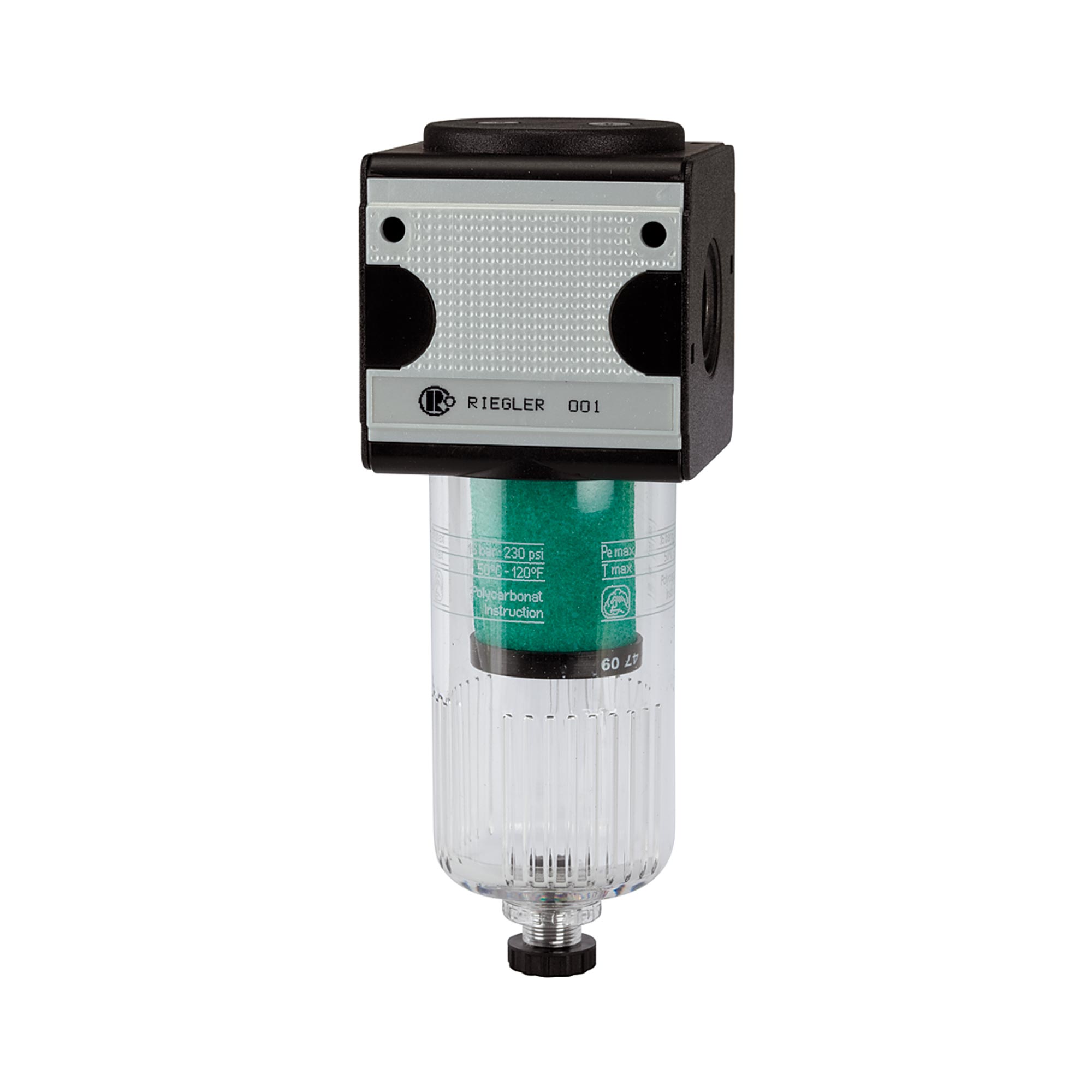 Mikrofilter »multifix«, mit PC-Behälter, 0,01 µm - Riegler K2119