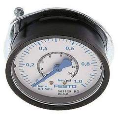 Festo 161129. Flanged precision pressure gauge FMAP-63-1-1/4-EN